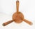 Mid-Century French Modern Wooden Tripod Stool in the style of Charlotte Perriand, 1950s For Sale - Image 12 of 18