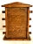 Antique Wooden Scrolling Desk Calendar Keeps Time Perpetually For Sale - Image 4 of 5