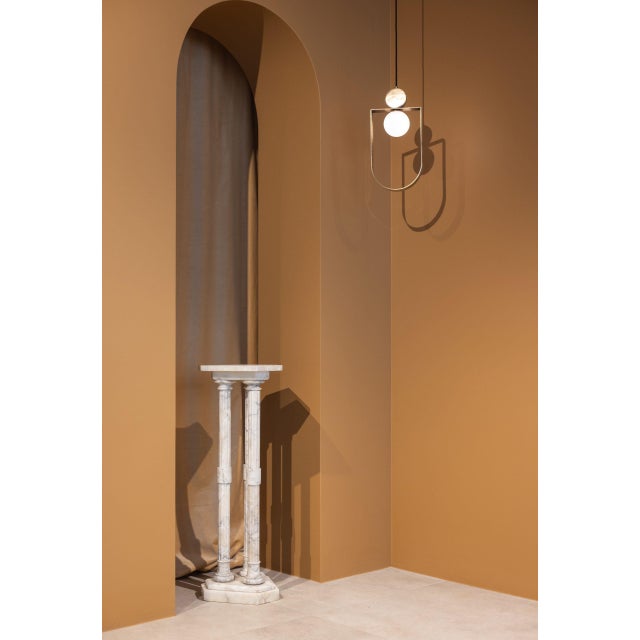 White Carrara Marble Column For Sale - Image 4 of 6