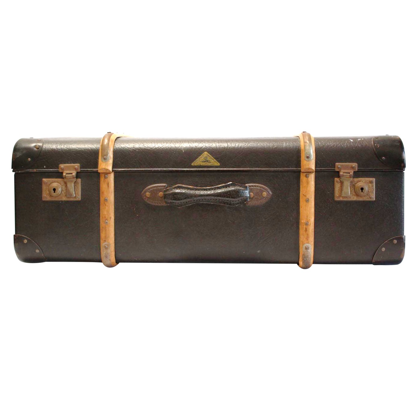 Antique German Suitcase Luggage Echt Vulkanfiber Chairish