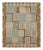 Blue Rug & Kilim’s Scandinavian Style Rug in Blue & Brown Geometric Patterns For Sale - Image 8 of 8
