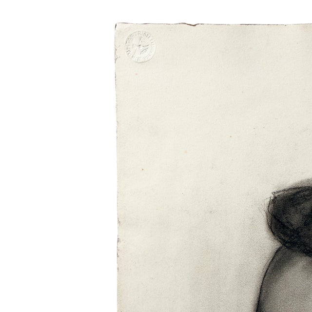 An original portrait drawing on paper by Oklahoma artist and commercial illustrator Donna Foreman Hopper, sourced directly...
