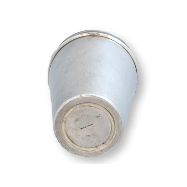 Early 20th century English Art Deco cocktail shaker with classic stepped profile and clean geometric lines characteristic...