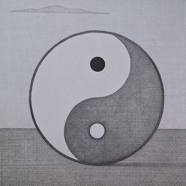 Joanna Wiszniewska Domańska, Harmony of Opposites, Yin-Yang, 2024, Etching & Paper For Sale - Image 4 of 6