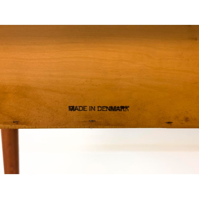 Wood Mid-Century Modern Teak Desk attributed to H. Brockmann Petersen for Poul M. Jessen, 1960s For Sale - Image 7 of 18