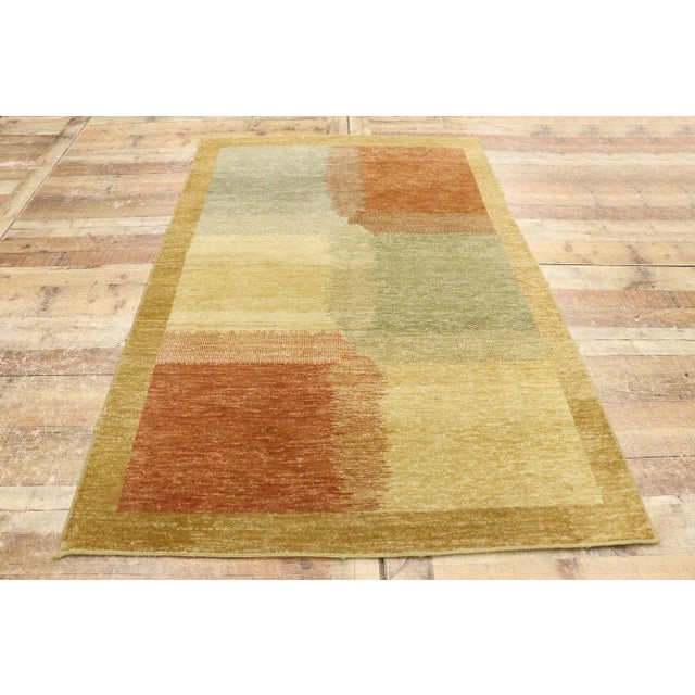 Textile Vintage Pakistani Rug - 04'00 X 06'02 For Sale - Image 7 of 9