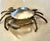 A small Cancer Crab that serves as a decorative item or for use as an ashtray or 420 tray. The brass is patinated but can...