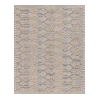 Contemporary Scandinavian Style Custom Geometric Wool Rug, by Rug & Kilim, India For Sale
