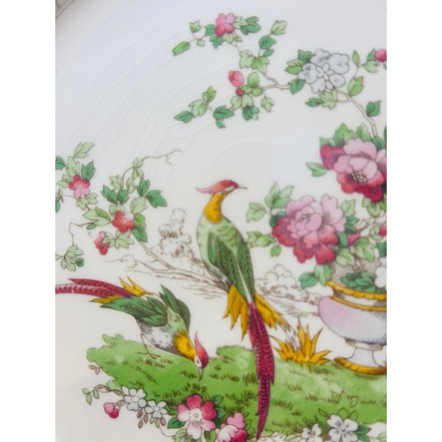 Beautiful set of vintage English ironstone plates by Myott Son & Co., England, in the sought-after ‘The Burton’ pattern....