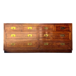Vintage Henredon Campaign Dresser For Sale