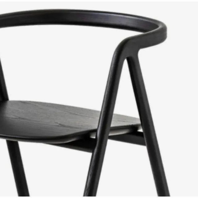 Set of Laakso Dining Chairs in Black by Made by Choice For Sale - Image 4 of 7