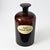 1920s Antique Brown Glass Apothecary Bottle, 1890s For Sale - Image 5 of 10