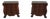 Pair of Marble Top Nightstands For Sale