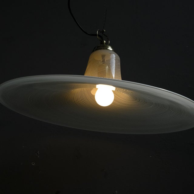 Large Murano Glass Pendant Lamp, Italy, 1970s For Sale - Image 13 of 18