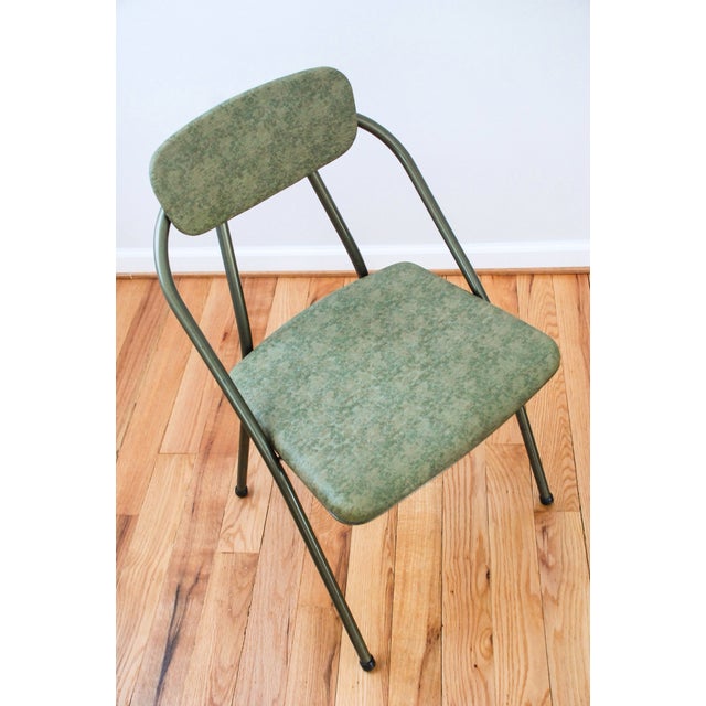 Retro Metal Folding Chairs A Pair Chairish
