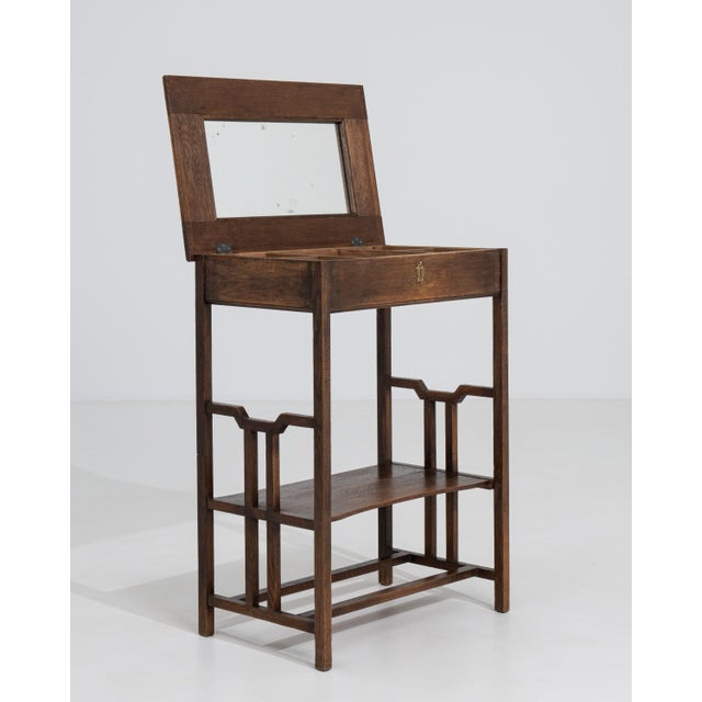 French Art Nouveau Side Table, Wood Construction, Circa 1900 France Early 1900s For Sale - Image 4 of 17