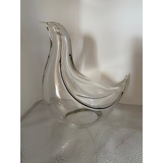 1970s 1970s Murano Handblown Glass Birds Signed Des L. Seguro Meaning the Famous Livio For Sale - Image 5 of 7