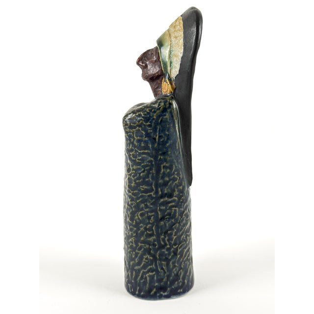 Ceramic Female Figure from Höganäs, Sweden, 1960s For Sale - Image 4 of 9