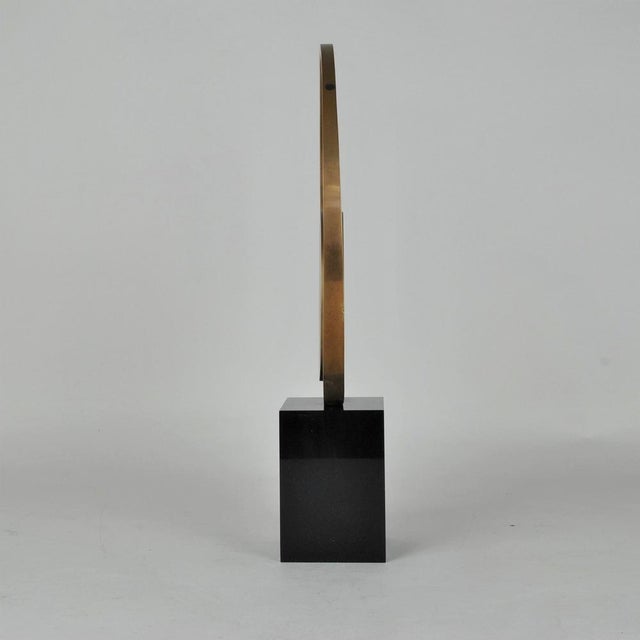 Black Carmello Cappello, Sculpture on Base, 1978, Bronze & Wood For Sale - Image 8 of 15
