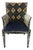 John Wilkie One-of-a-Kind Hand-Painted Whimsical Artisan Accent Chair For Sale
