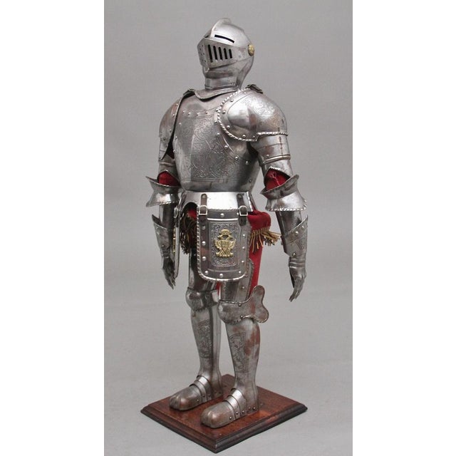 Early 20th Century Miniature Suit of Armour For Sale - Image 15 of 15