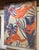 Tan 1 of 11 Decorative “Antiqued” French Wallpaper Panels of Monkeys, 'Limited Edition' For Sale - Image 8 of 10
