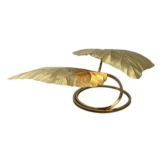 Rabarbaro Gold Floor Lamp by Carlo Giorgi for Bottega Gadda, Italy, 1970s For Sale