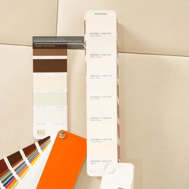 Square Up Leather Two-Seater Sofa from FSM For Sale - Image 5 of 9