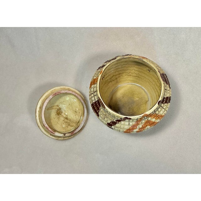 Ceramic Vintage Mid-Century Ceramic Lidded Jar Native American Southwestern Inspired For Sale - Image 7 of 12
