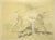 The Fight is a beautiful drawing in pencil paper realized by an unknown artist in 1974. Good conditions. Hand-signed (not...