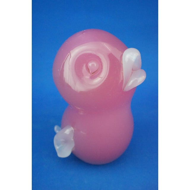 Pink Opaline Sommerso Glass Duckling from Seguso, Murano, Italy, 1950s For Sale - Image 10 of 18