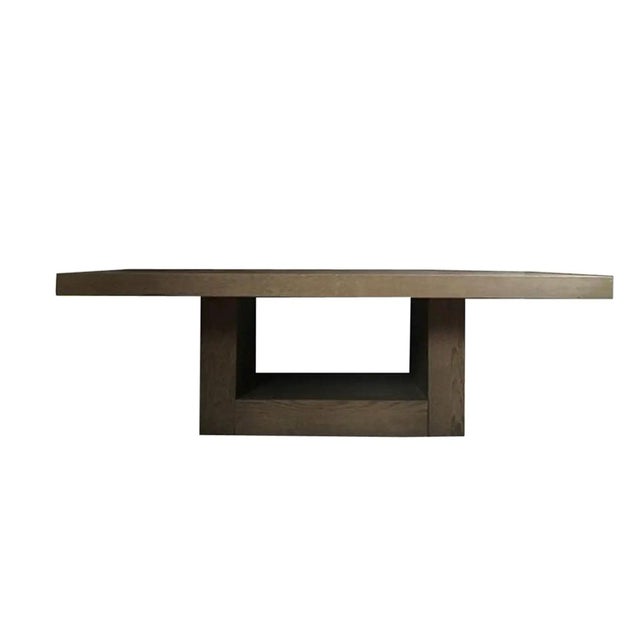 Italian Coffee Table in Grey Oak by Dimore Di Lucia Valzelli For Sale - Image 6 of 9