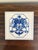 Delft Dutch Delft Blue and White Porcelain Tiles With Heraldic Coat of Arms, Pair For Sale - Image 4 of 5