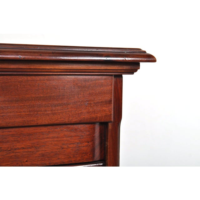 Antique Roller Door Cabinet in Mahogany, 1880s For Sale - Image 9 of 13