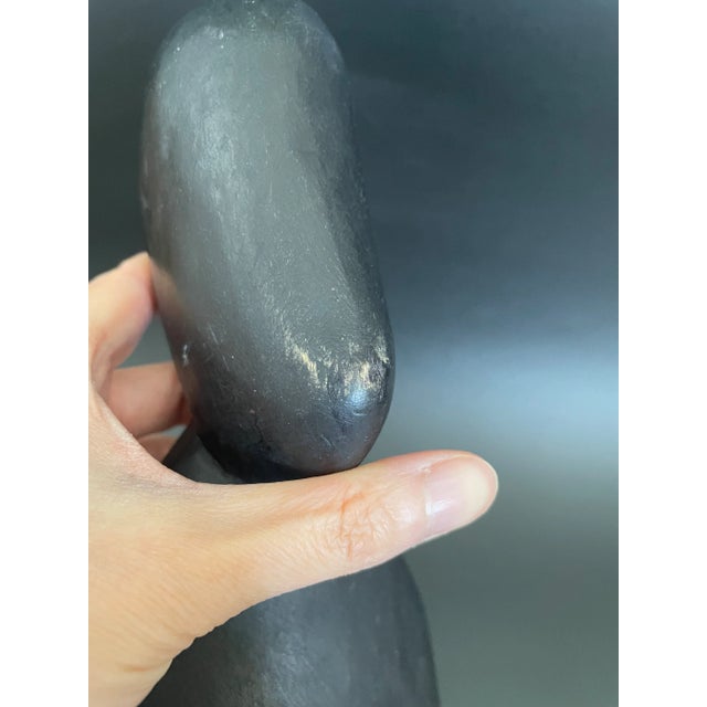 African Wood Carving Family Circle Sculpture From Ghana For Sale - Image 11 of 12