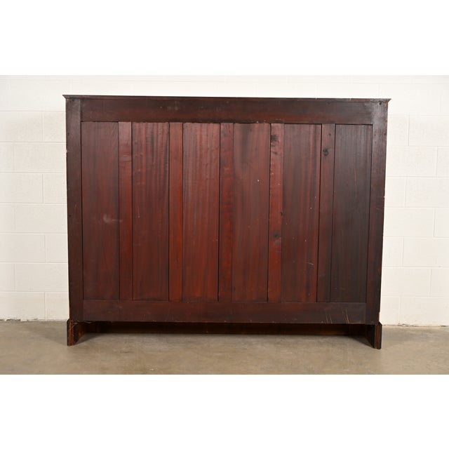 R. J. Horner Style American Empire Carved Mahogany Bookcase, Circa 1920s For Sale - Image 11 of 12