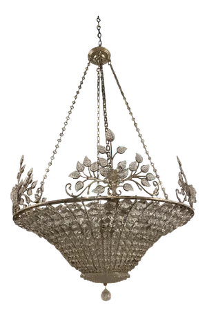 1940’s French Silver Plated Chandelier