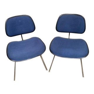 Vintage Herman Miller Eames Dcm Ec-127 Soft Pad Chairs - a Pair For Sale