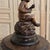 18th Century Hand Carved Wood Statue of a Young Boy For Sale - Image 9 of 11
