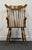 Ethan Allen Ethan Allen Hand Decorated Hitchcock Inspired Solid Maple Fiddleback Duxbury Accent Arm Chair 14-6072a - 601 Nutmeg Finish For Sale - Image 4 of 11