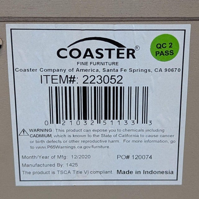 Wood Coaster Vanowen Nightstand For Sale - Image 7 of 10