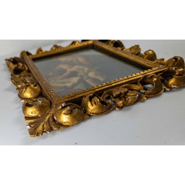 Early 20th Century Italian Carved Giltwood Florentine Picture or Painting Frame For Sale - Image 9 of 13