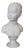 Bust of Young Woman Marie Louise Brongniart in Carrara Marble, 1900 For Sale
