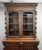 Victorian Carved Oak Bookcase Item Code: S27-1098 A striking late 19th century Victorian carved oak bookcase cabinet of...