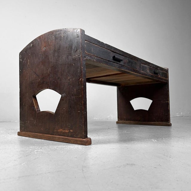 Contemporary Japanese Shosai-Ki Writing Table, 1920s For Sale - Image 3 of 18