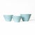 Mid 20th Century Rare Delphite Blue Fire King Nesting Bowls - Set of 3 For Sale - Image 4 of 7