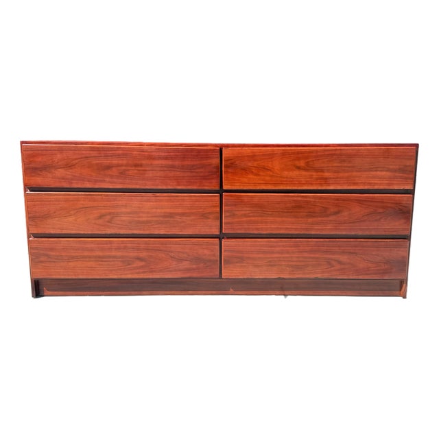 Vintage Mobican Danish Rosewood Lowboy Dresser For Sale