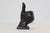 Contemporary Chocolate Thumbs Up Hand Symbol Sculpture For Sale - Image 3 of 7
