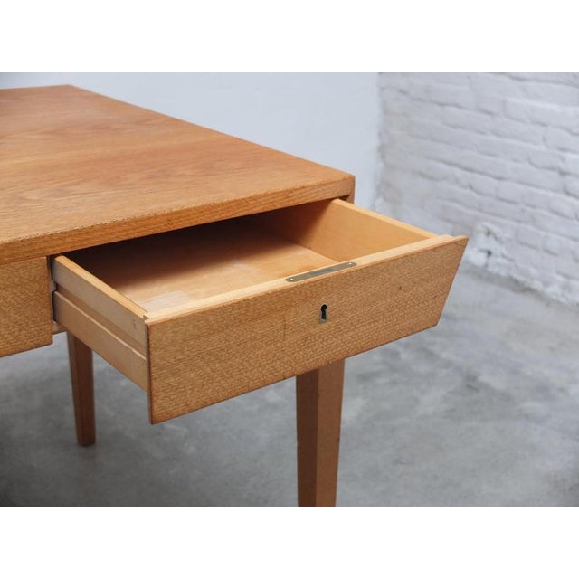 Model 36 Freestanding Desk in Oak by Severin Hansen for Haslev, 1958 For Sale - Image 9 of 18
