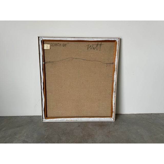 Bill Witt ( American, 1921-2013) Oil on Canvas Painting/Sold For Sale - Image 11 of 11